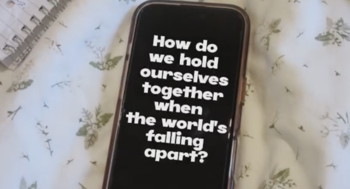 How to Pull Yourself Together as the World Falls Apart